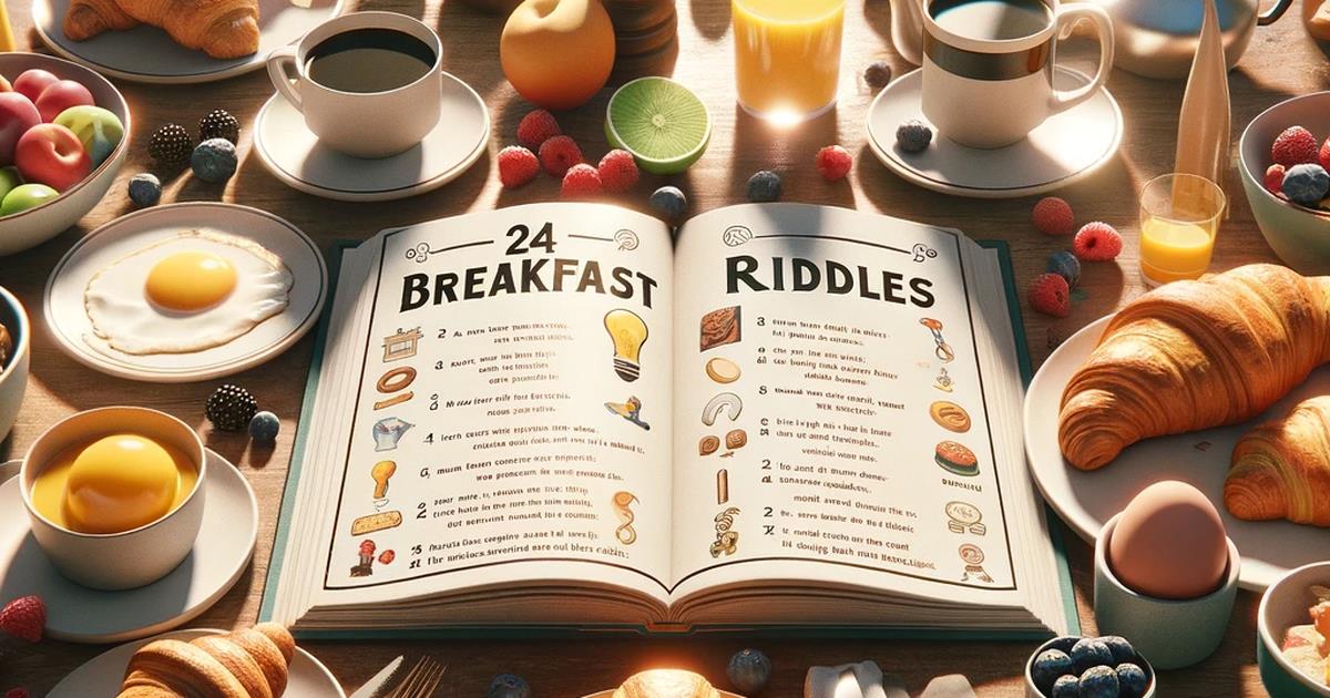 24 indovinelli con risposta per una colazione a suon di sfida!