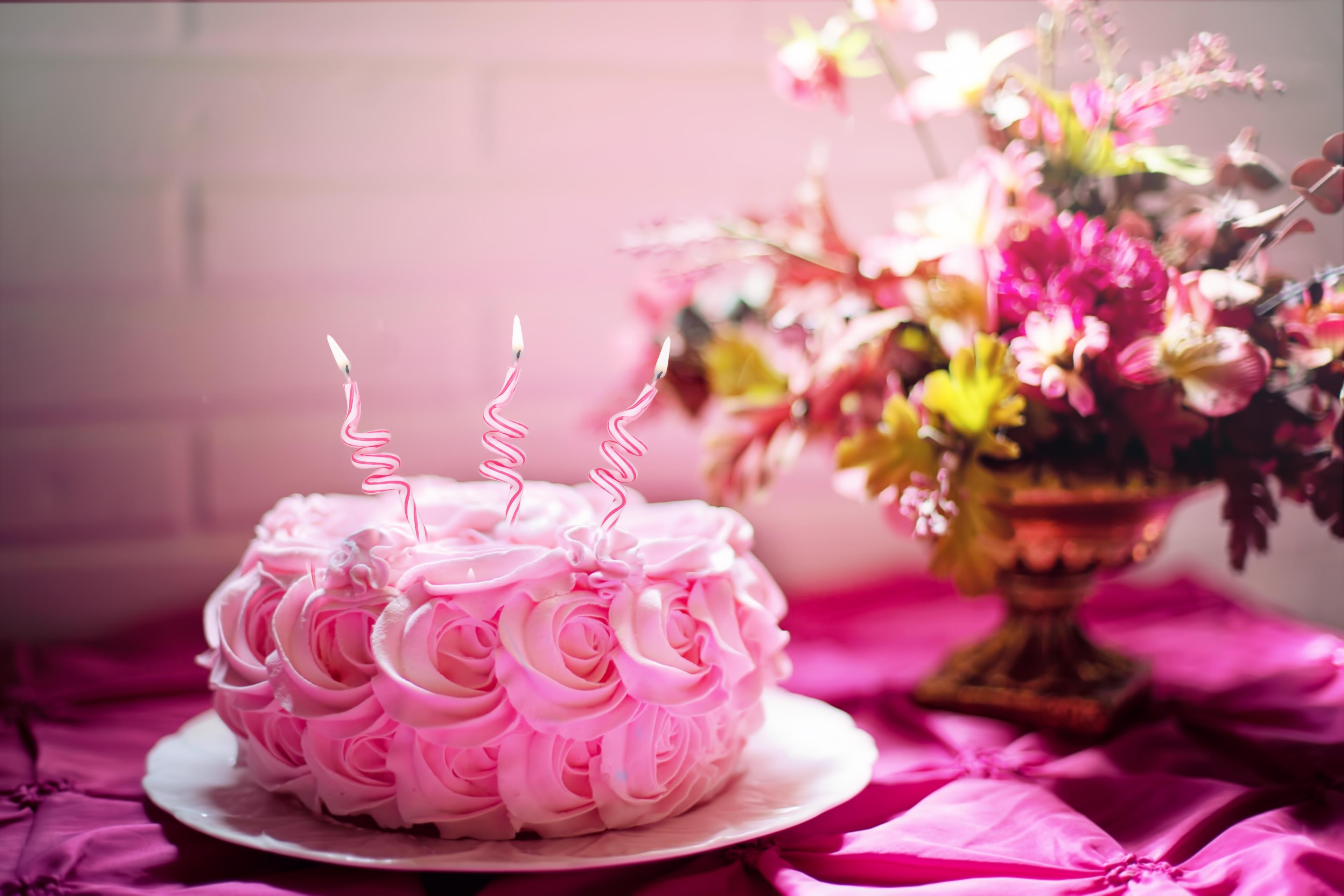 Torta Pink rose cake