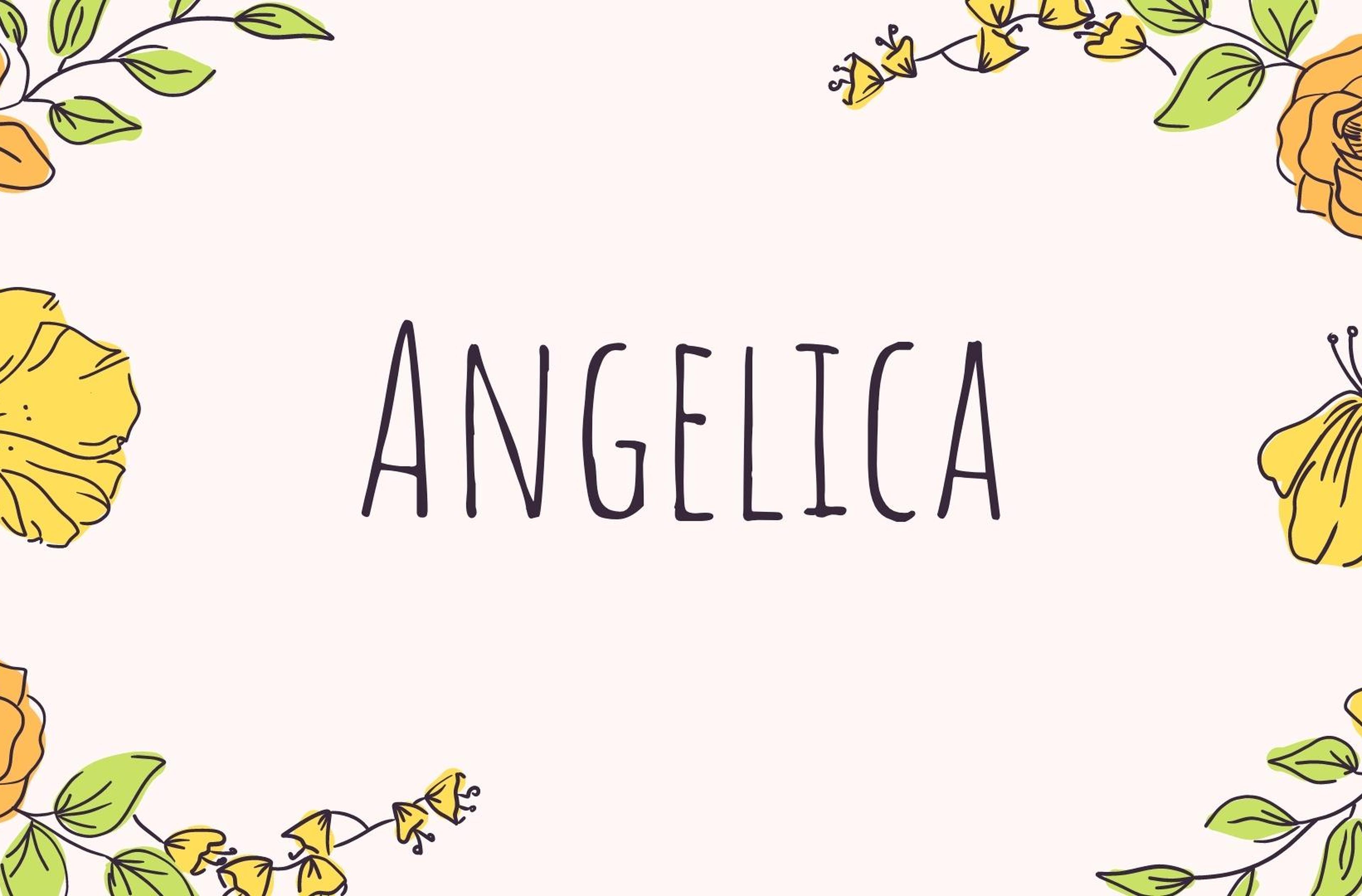 Copertina Nome Angelica origine e significato