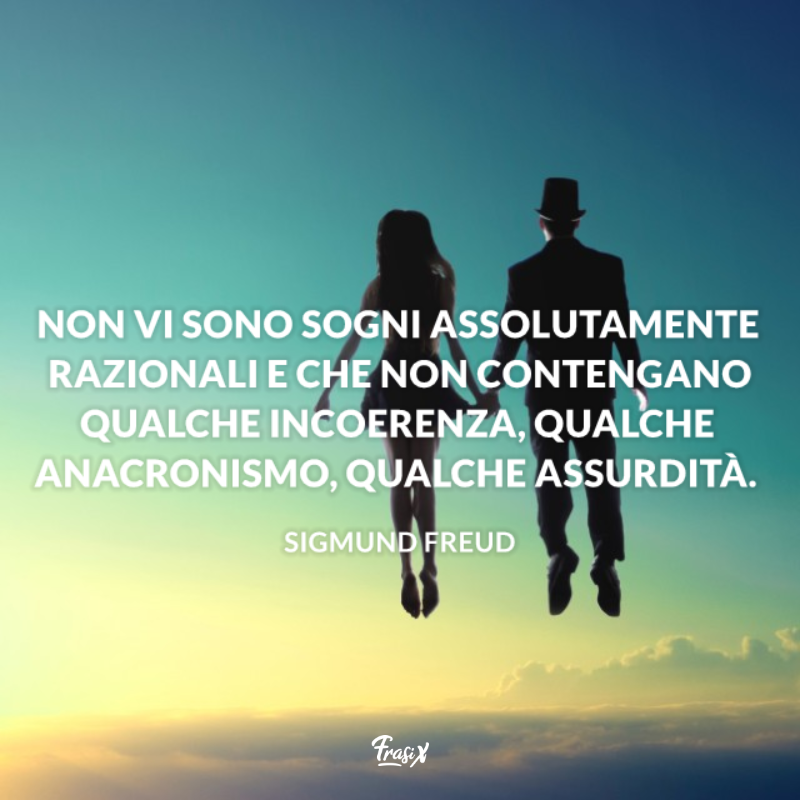 Immagine con citazione sui sogni per frasi freud