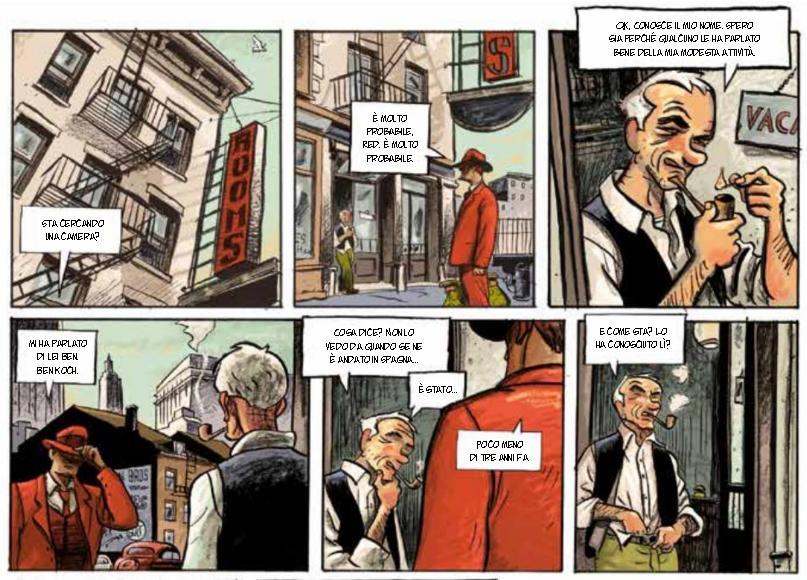 L'uomo in rosso alloggia nella pensione di un amico di Ben