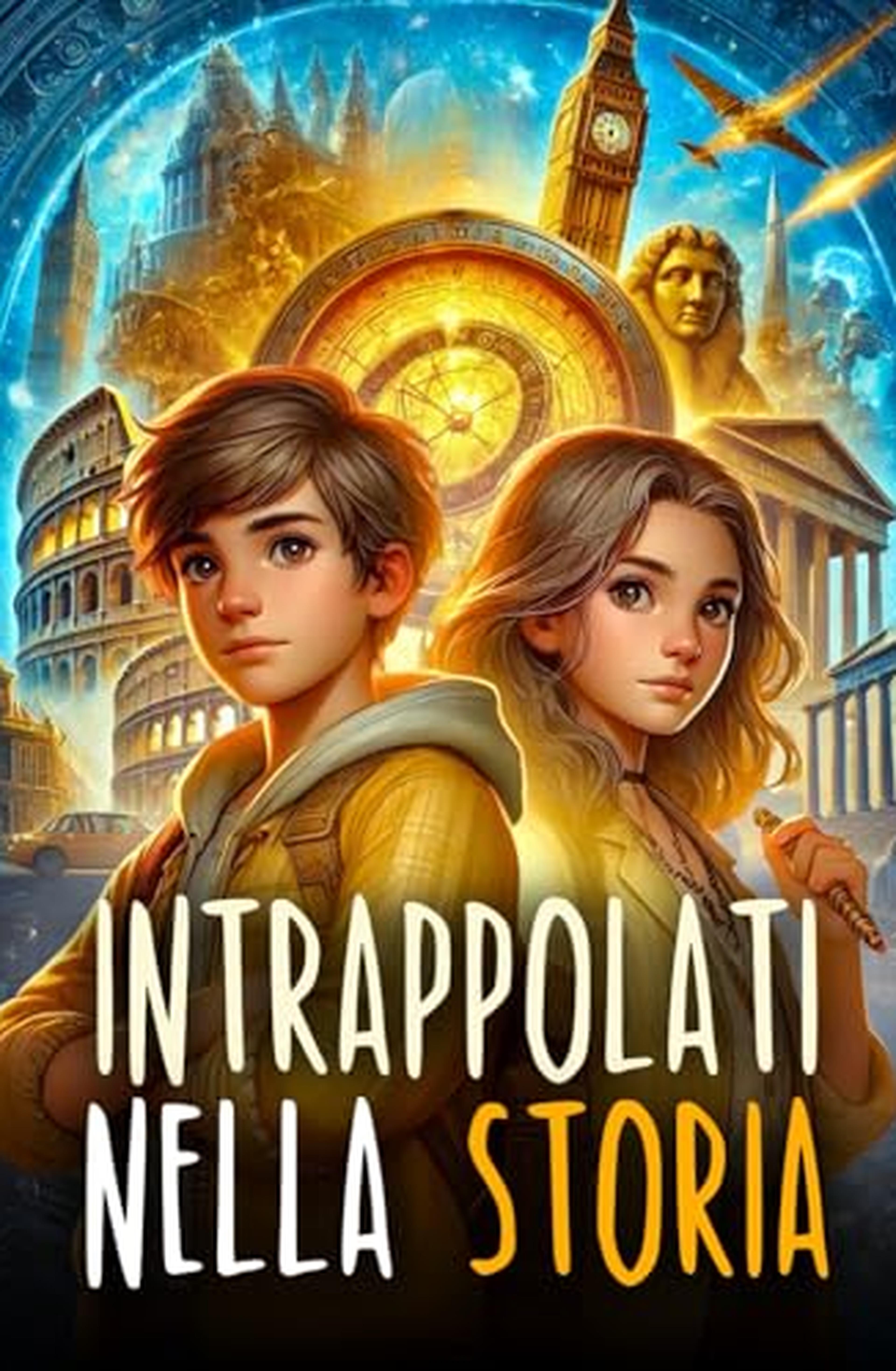 INTRAPPOLATI NELLA STORIA: Un libro d’avventura per ragazzi sui viaggi nel tempo che mostra l’importanza del Coraggio, dell’Amicizia e della Conoscenza. Libro per bambini dai 8 ai 12 anni