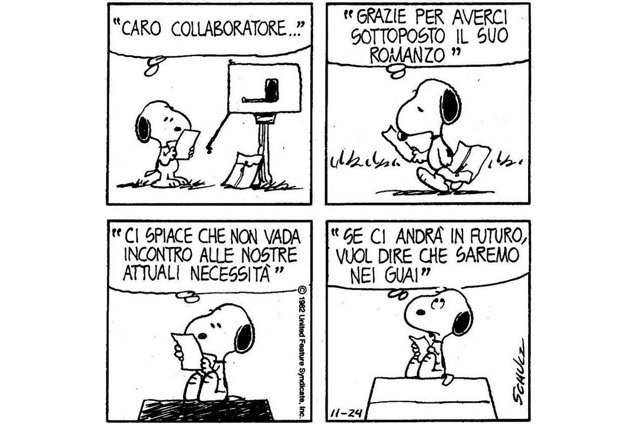 Una vignetta dei Peanuts