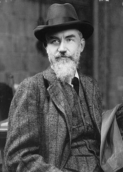 George Bernard Shaw in una foto del 1909