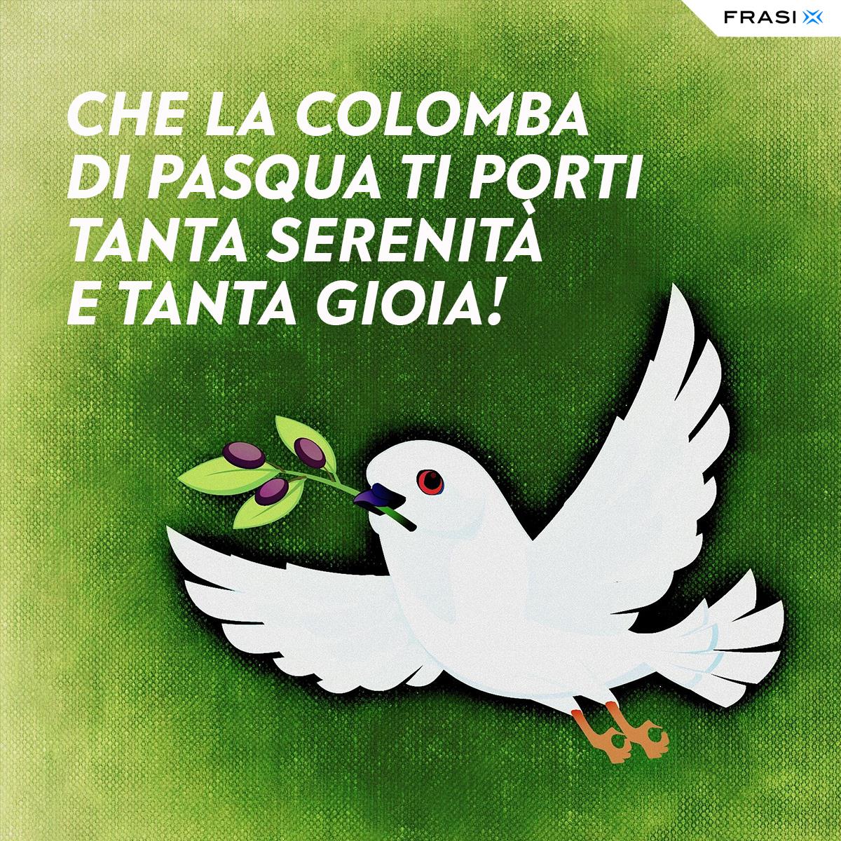 Immagini frasi Pasquetta colomba