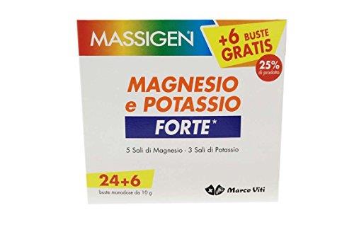 Magnesio e Potassio Forte, Integratore 24+6 Bustine