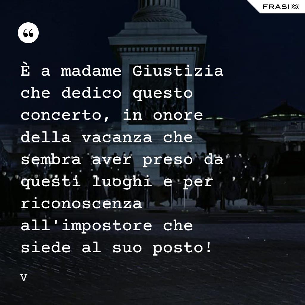 Immagine con frase di V per vendetta