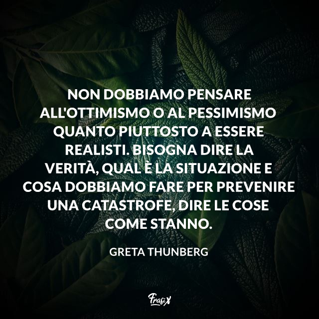 Frasi Greta Thunberg