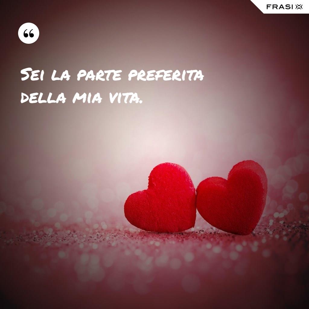 Immagine con cuori e frase dolce