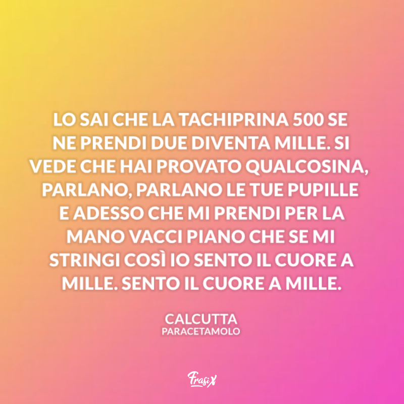 Immagine con citazione calcutta per frasi canzoni italiane