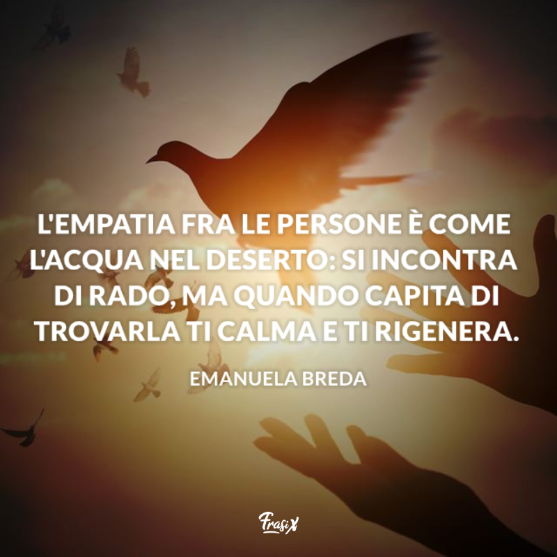 Immagine con citazione breda per empatia frasi