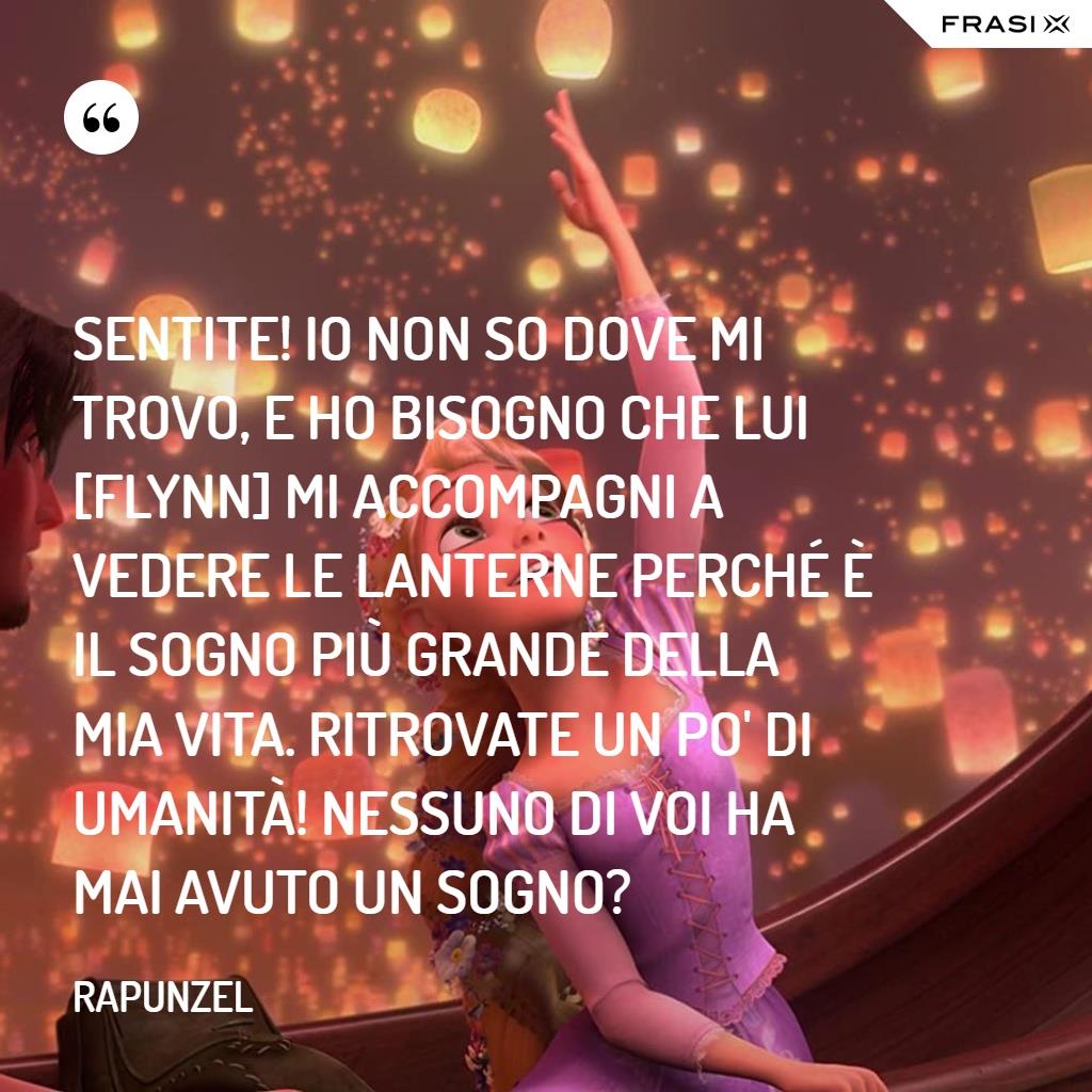 Immagine con frasi di Rapunzel