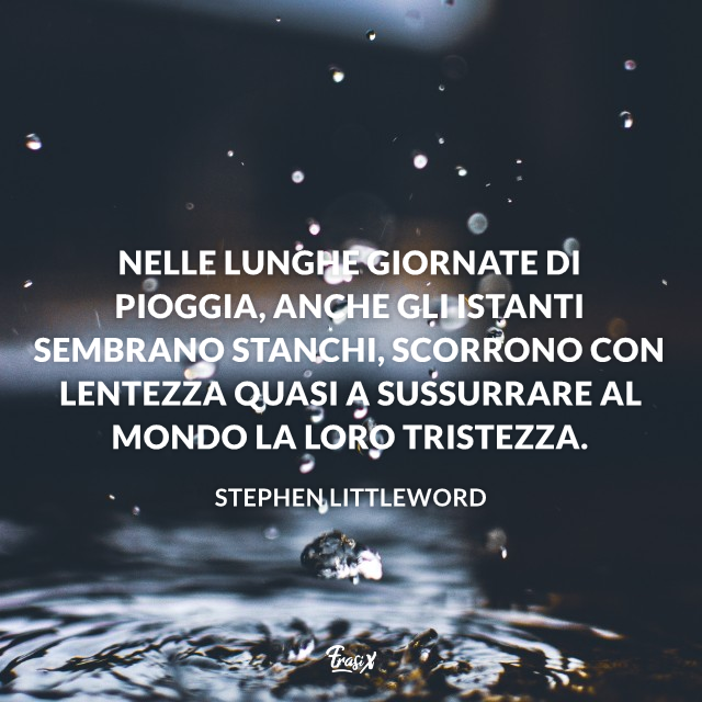 Frasi sulla Pioggia le 20 più belle e romantiche