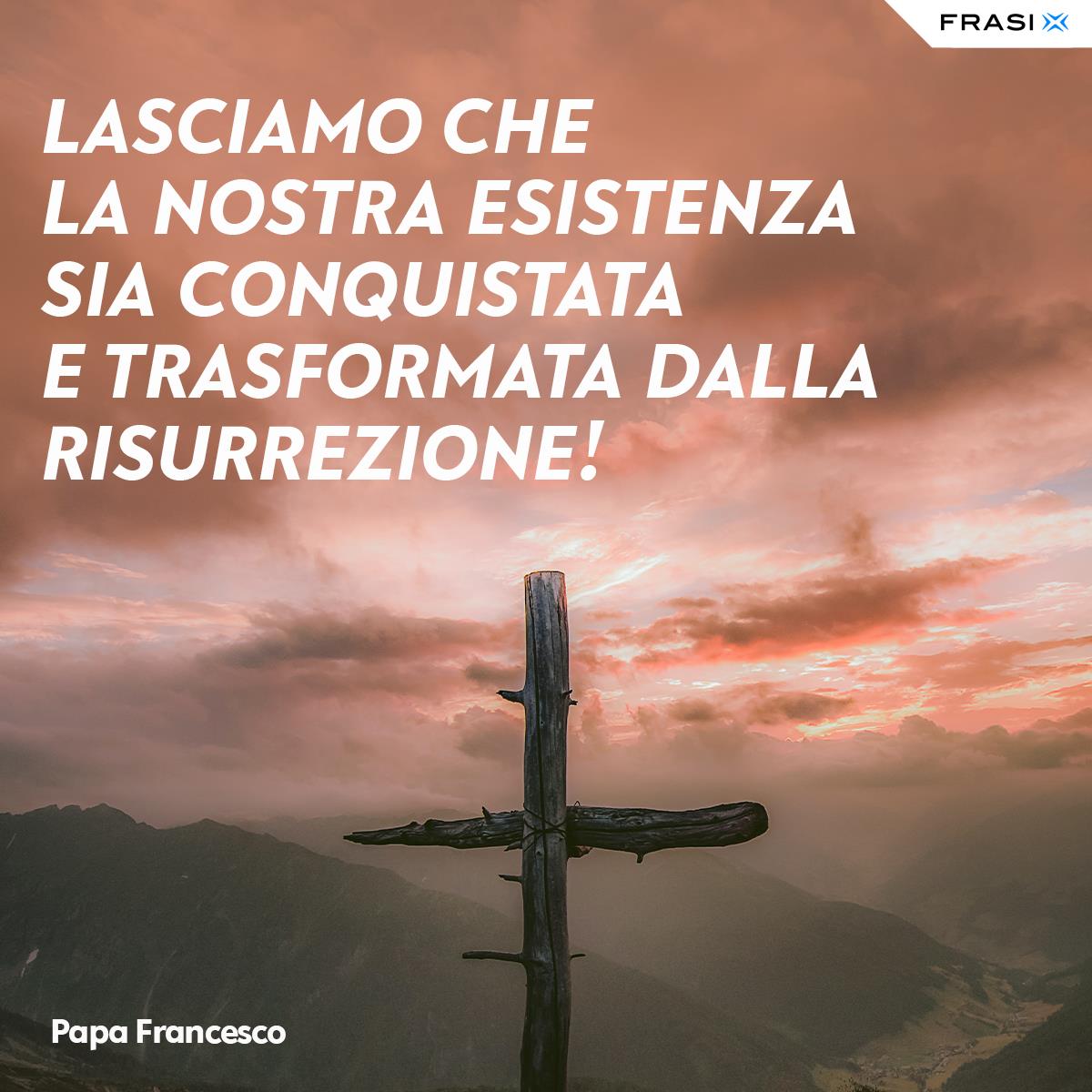 Immagini con frasi Pasquetta Papa Francesco