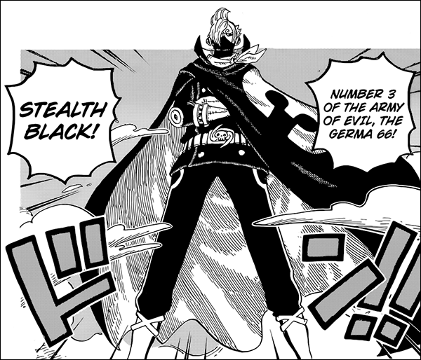 Sanji nuova tuta Stealth Black