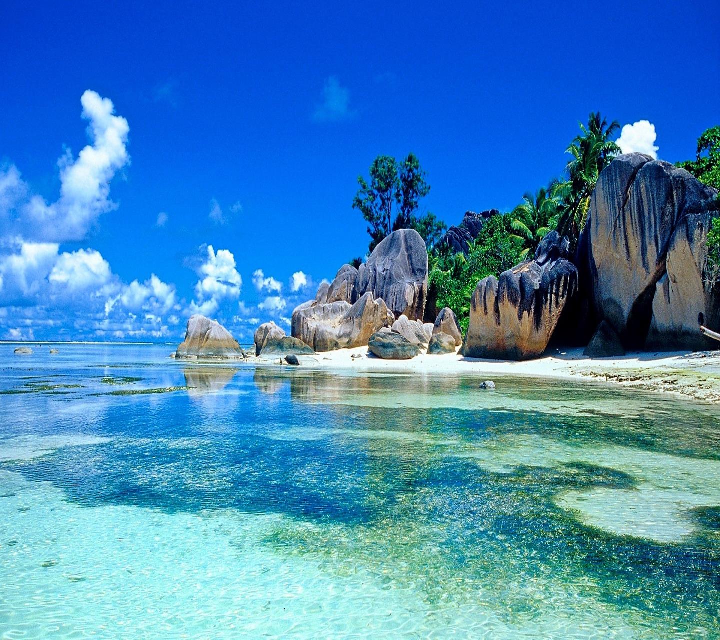 Una spiaggia tropicale - Sfondi per Android, i più belli da scaricare gratis