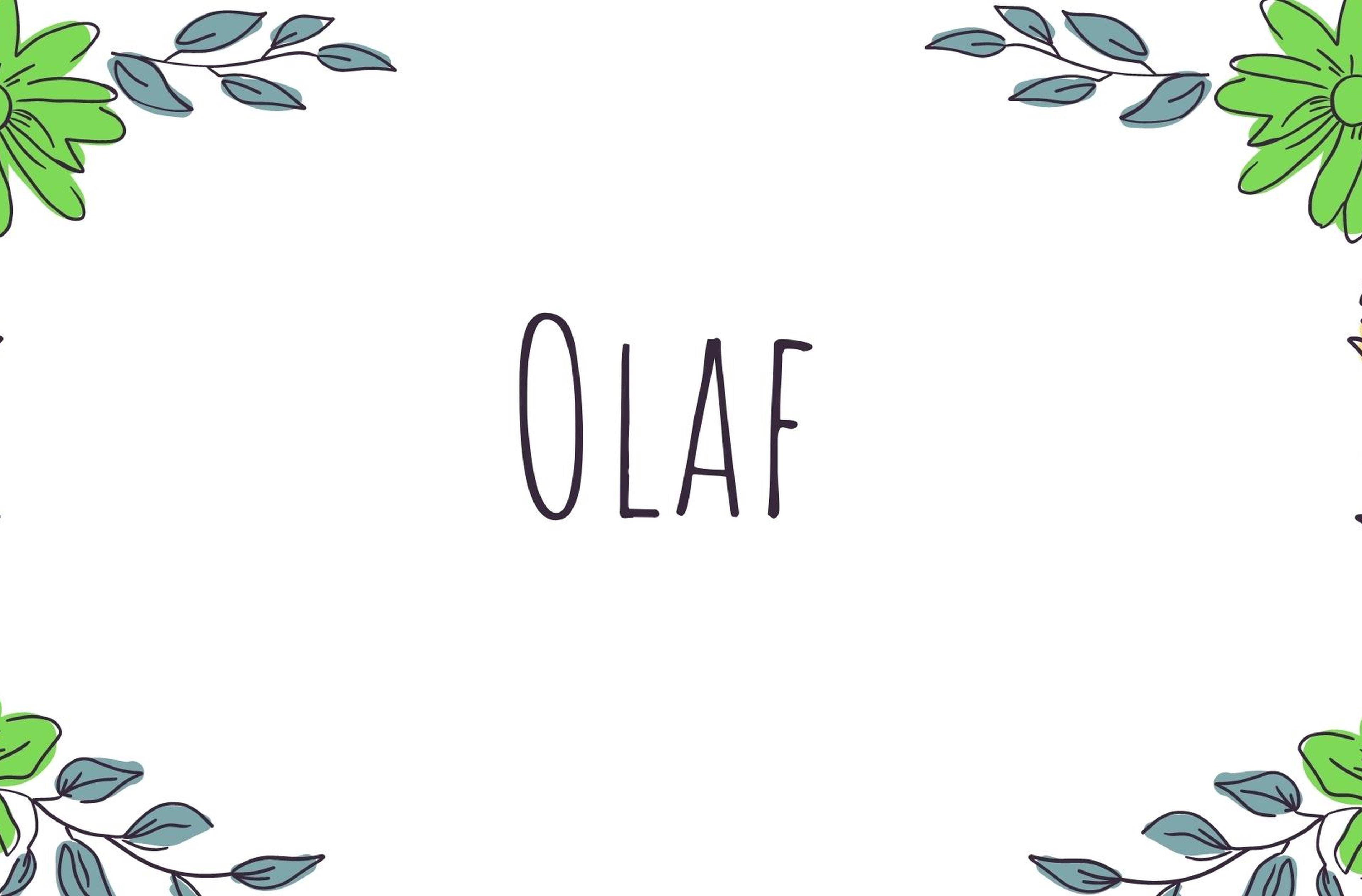 Copertina Nome Olaf origine e significato