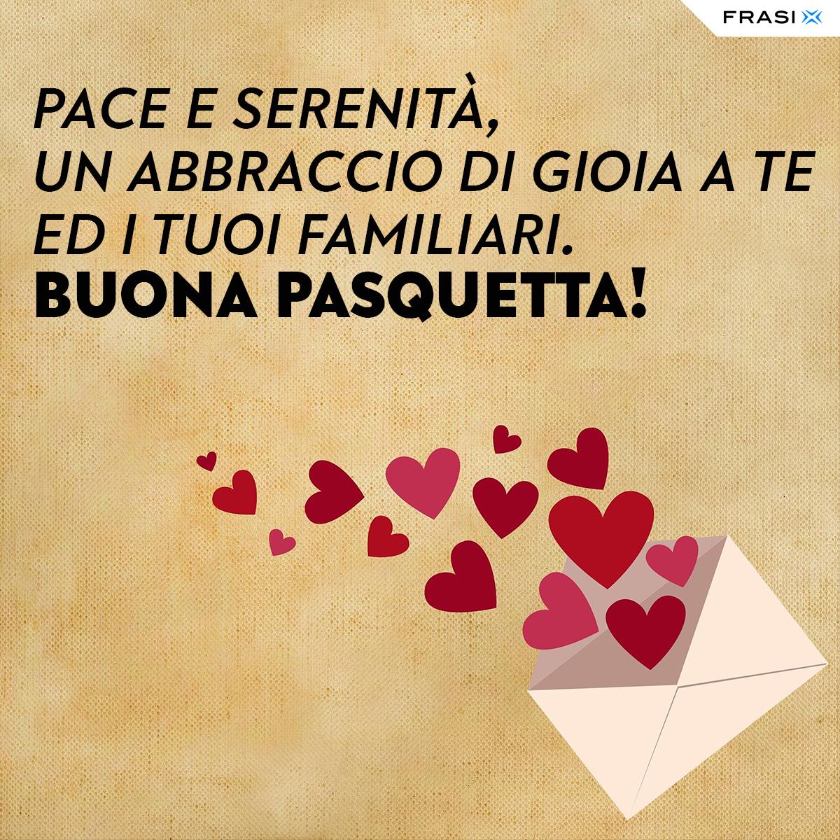 Frasi di Buona Pasquetta cuori