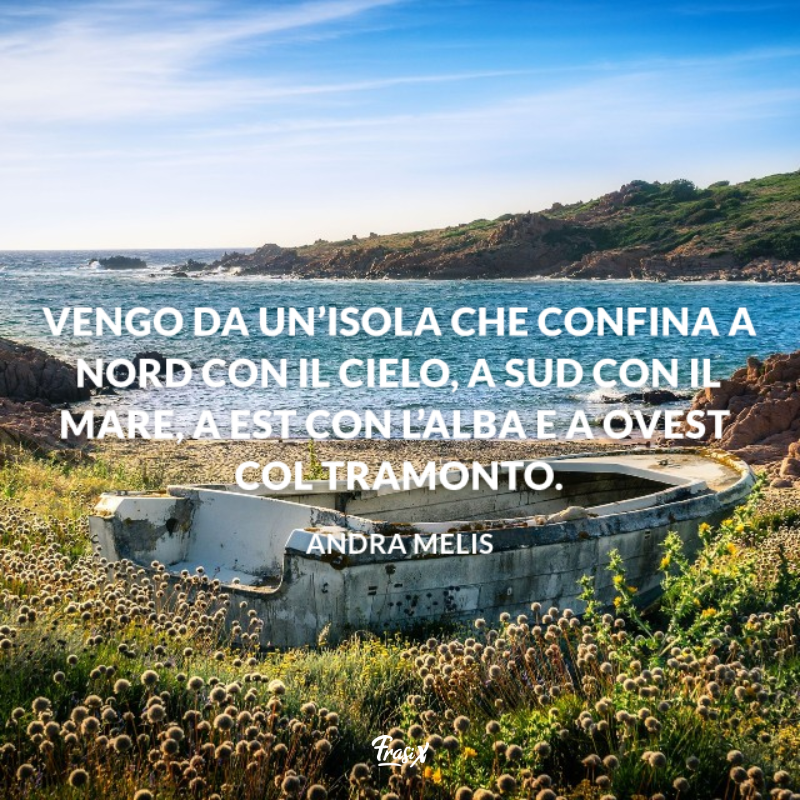 Immagine con citazione melis per frasi sulla sardegna