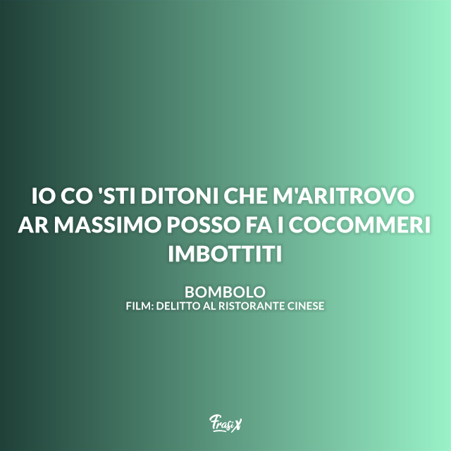 Immagine con frase di Delitto al ristorante cinese