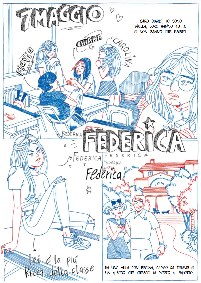 Federica, la ragazza più invidiata della scuola