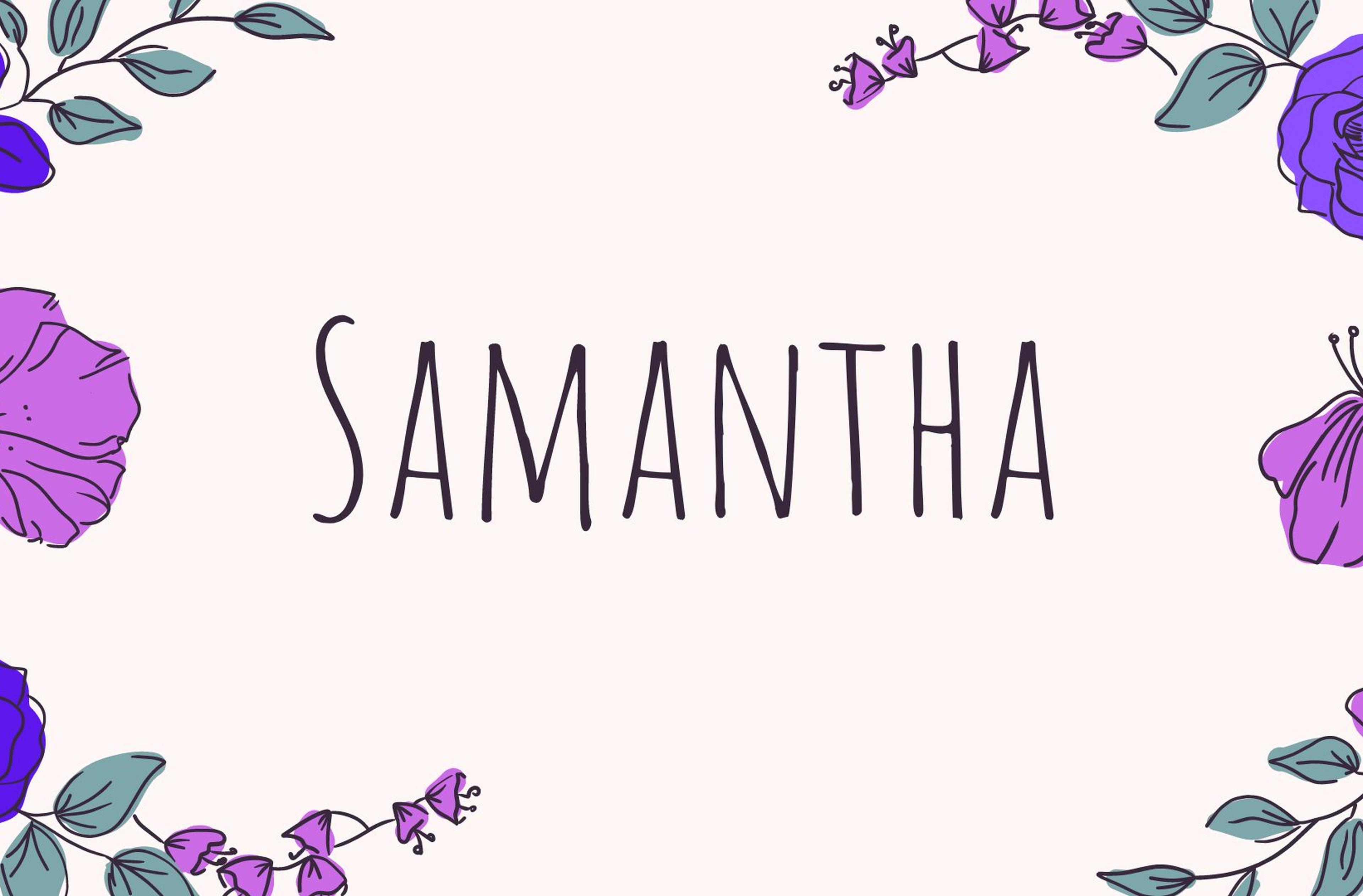 Copertina Nome Samantha origine e significato
