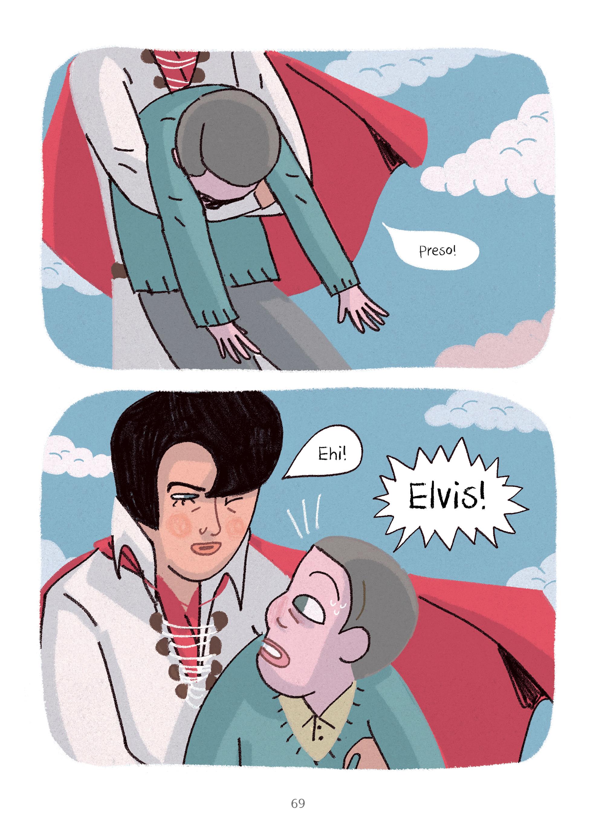 Carlo viene salvato dal suo mito Elvis