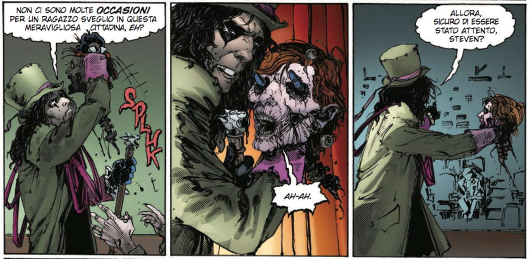 The Last Temptation, vignetta con lo Showman e Steven