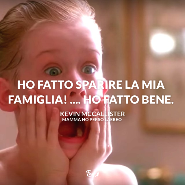 Ho fatto sparire la mia famiglia! .... Ho fatto bene.