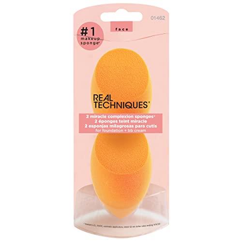 Real Techniques, spugnetta Miracle Complexion, confezione da 2 pezzi