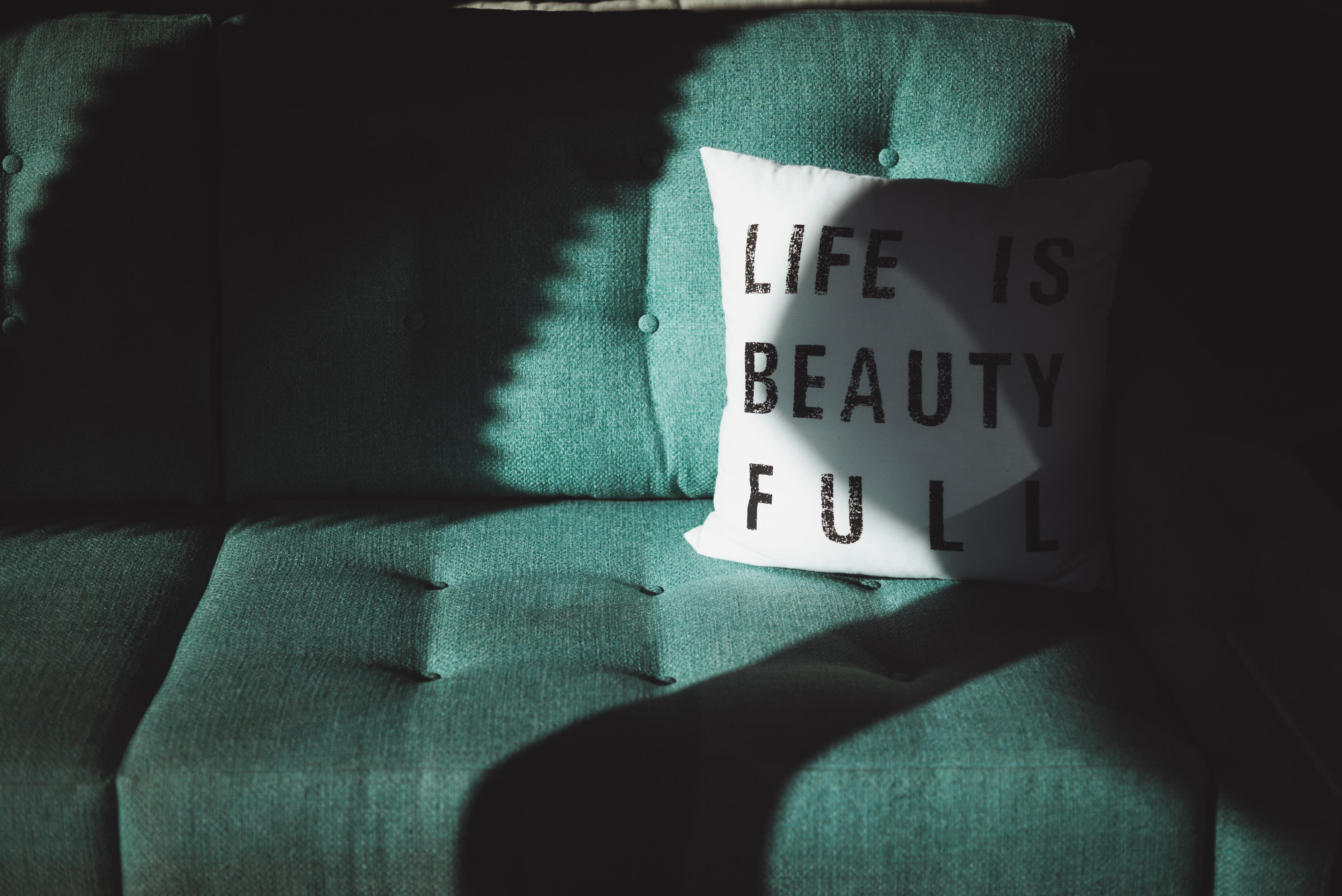 Cuscino Life is beautifull